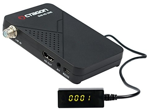 Octagon SX8 Mini CA HD Full HD cyfrowy multistream odbiornik satelitarny (HDTV, DVB-S2, HDMI, 2x USB 2.0, 1080p, Youtube, IPTV, IR Extender) [zaprogramowany do Astra & Tursat]  czarny