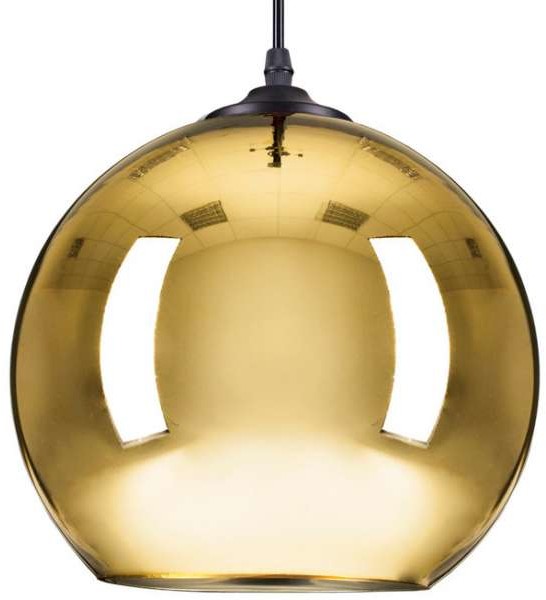 STEP LAMPA wisząca STEP ST-9021 GOLD szklana OPRAWA zwis kula ball złota STEP ST-9021 GOLD