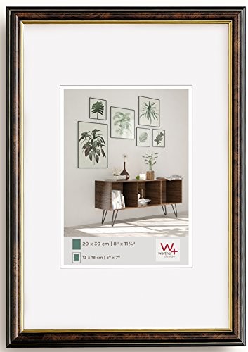 Walther Smell JD015N ramka na zdjęcia, z drewna orzechowego, w dostępna w różnych rozmiarach, brązowy, 15 x 20 cm JD520N