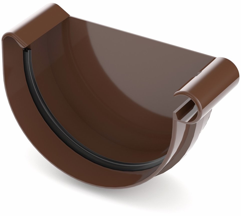Cellfast Denko prawe 75 mm PVC brąz