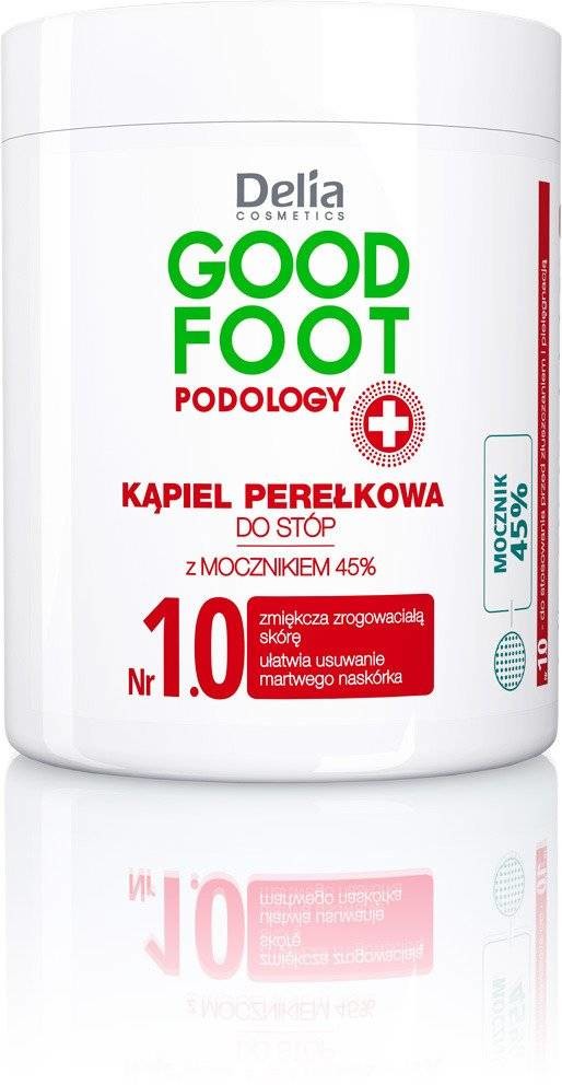 Delia Zestaw 3 szt - Cosmetics Good Foot Podology Nr 1.0 Kąpiel perełkowa do stóp 45% mocznika
