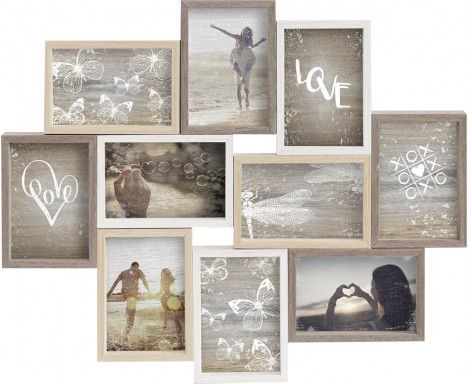 Nielsen Ramka Design Collage na 10 zdjęć 10x15 drewniana 8999345 8999345