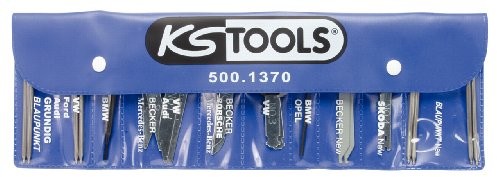 KS Tools Komplet do montażu i  500.1370 radio de, 18-częściowy 500.1370