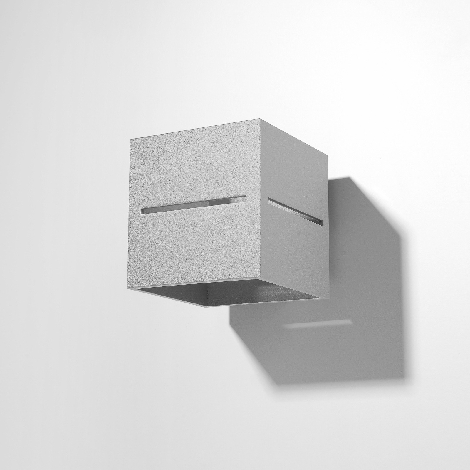 Sollux Lighting Lampa ścienna Top up/down, szary korpus