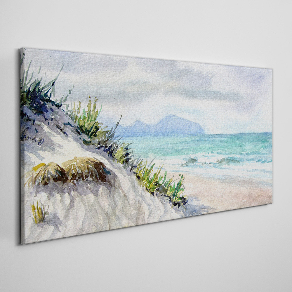 PL Coloray Obraz Canvas Wybrzeże Plaża Natura 100x50cm