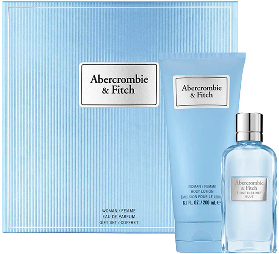 Abercrombie & Fitch Abercrombie & Fitch First Instinct Blue woman  zestaw - woda perfumowana  50 ml + balsam do ciała 200 ml 85715167316