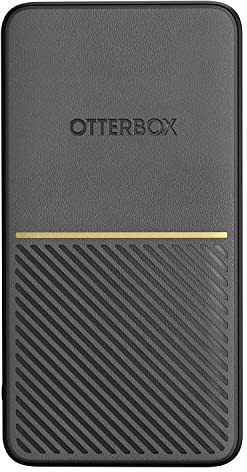 OtterBox Wytrzymałe szybkie ładowanie 10K mAh USB A&C 18W USB-PD Power Bank z 10W Qi bezprzewodowym ładowaniem - Czarne 78-80642