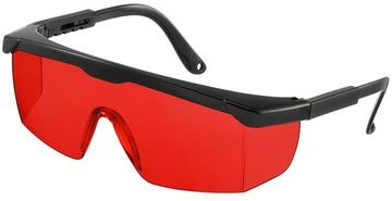 GEO-FENNEL Czerwone okulary wzmacniające do laserów GEO-FENNEL