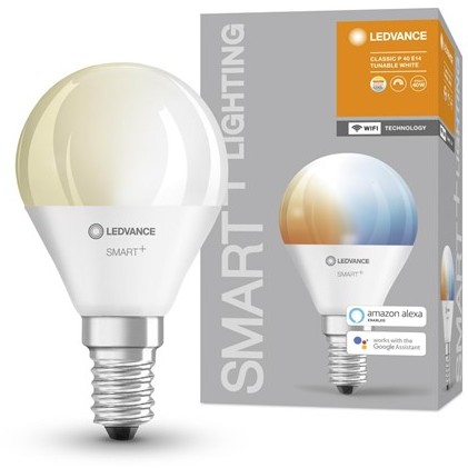LEDVANCE SMART+ WiFi Classic P40 TW E14 FR 4058075485617