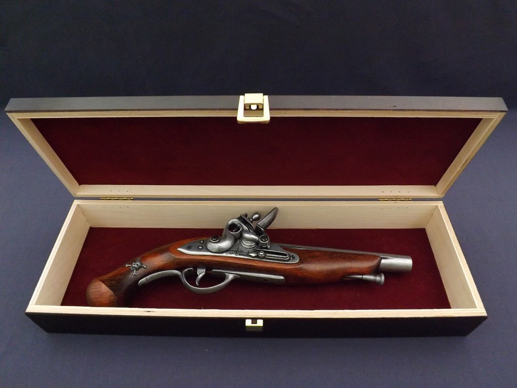 Denix SA REPLIKA FRANCUSKI PISTOLET PIRACKI W PUDEŁKU MODEL 1012+P01 1012+P01