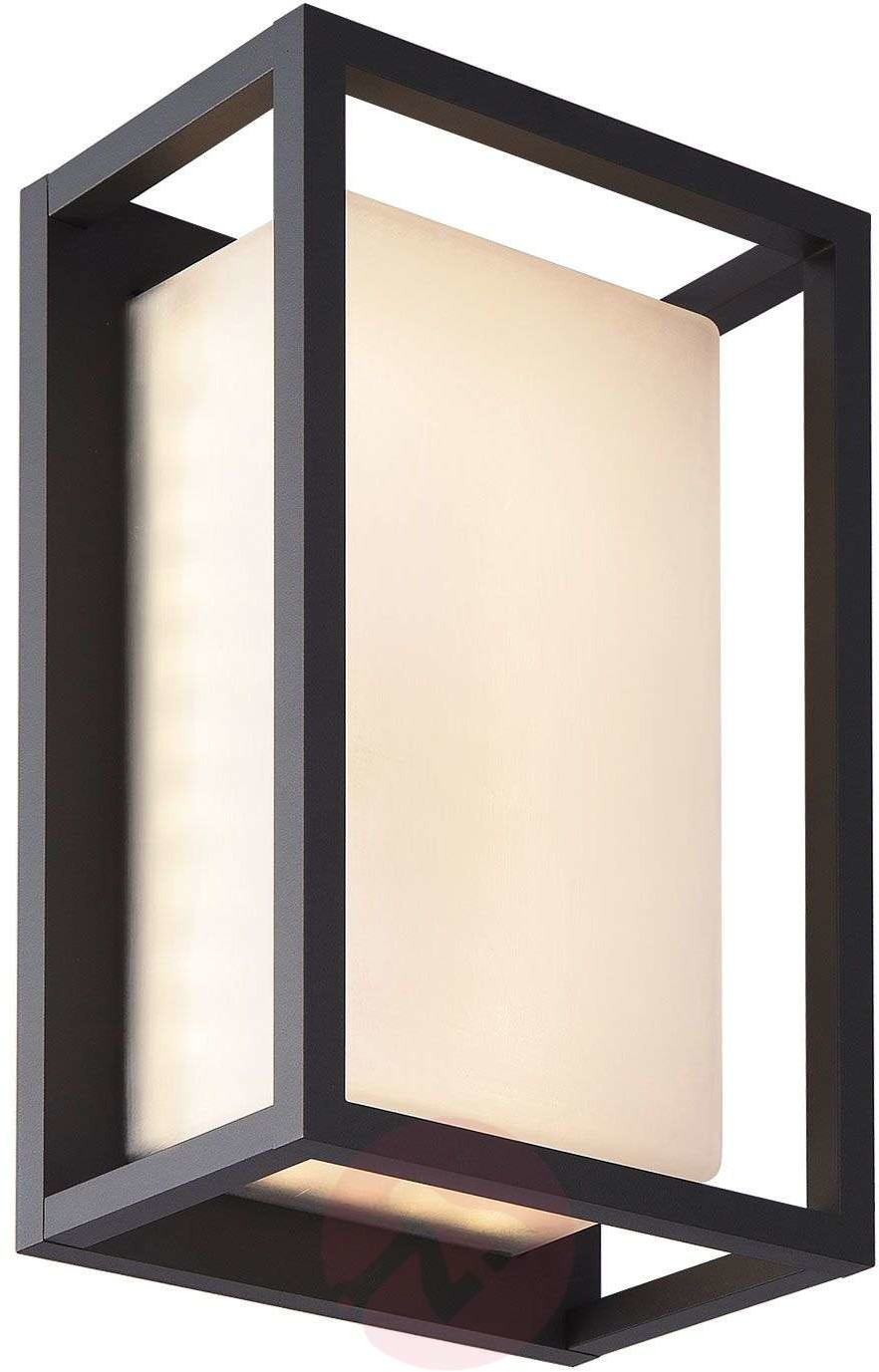 Lucande Lucande Ilirian kinkiet zewnętrzny LED z aluminium