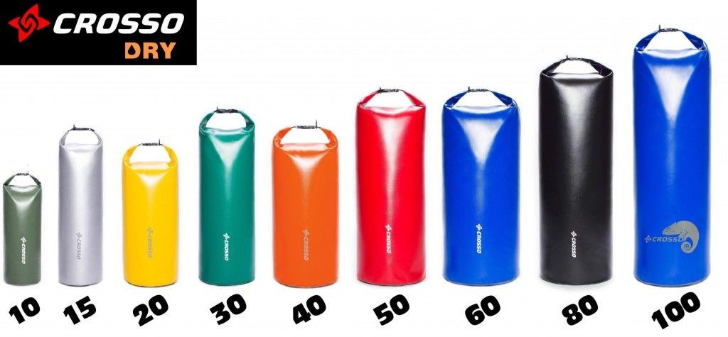 Crosso Worek transportowy Dry Bag 40 Szary 5901619642627