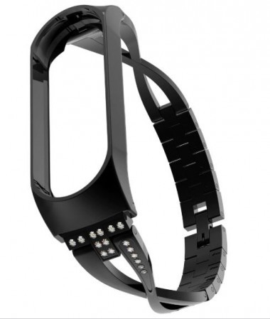 BEST BRANSOLETA STALOWA DO XIAOMI MI BAND 3 / 4 + IMADŁO