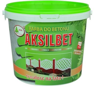 Aksilbet Farba Do Betonu Ogrodzeń Kostki Muru 5L