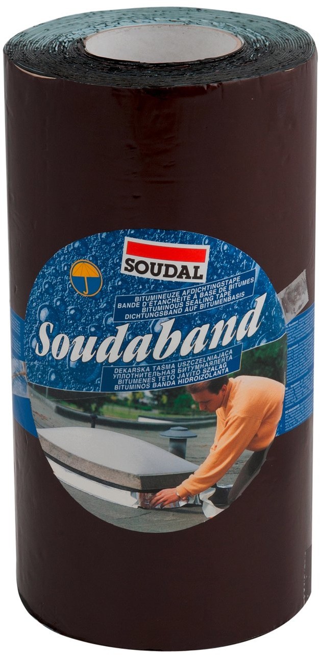 Soudal Soudal Taśma dekarska Soudaband brąz czekoladowy 30 cm x 1000 cm