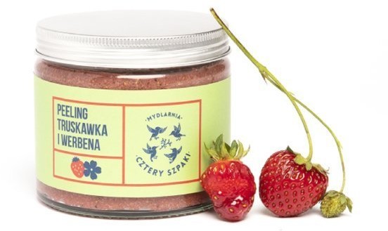Mydlarnia Cztery Szpaki Mydlarnia Cztery Szpaki peeling truskawka i werbena 250 ml