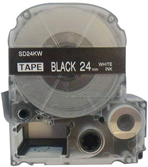 Epson LK-SD24KW, 24mm x 9m, biały druk / biały podkład, taśma zamiennik