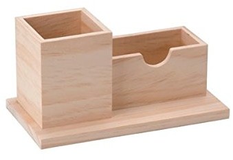 Glorex GmbH Pojemnik na długopisy 2 kieszenie 19 X 11 X 9,6 SGS-COC-003077 FSC-Mix 6 1685 015
