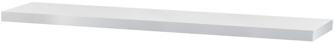Półka ścienna biały matowy, 80 x 24 x 4 cm