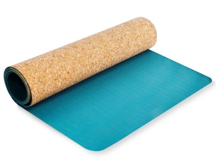 Antybakteryjna piankowo-korkowa mata do jogi i pilatesu - eko korek (cork yoga mat) 0000002086