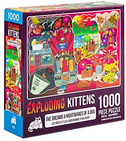 Exploding Kittens Exploding Kittens Puzzle - The Dreams and koszmares of a Dog (1000) PDOGS-105