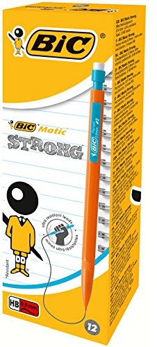 BIC ołówek automatyczny Matic Strong, 0.9 MM, HB, sortowane, w zestawie: 3 kopalni, pudełka po 12 sztuk 892271