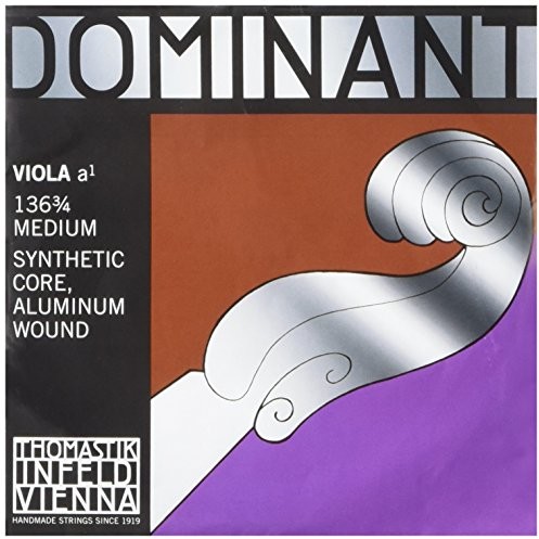 Dominant Strings thomastik struny 136 3/4 aluminiowe strun Wound (A) do Viola 136 3/4