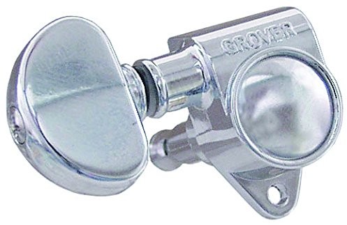 REGAL Grover 102 Series rotom atic 3 per Side Machine Heads, Chrome 103NT