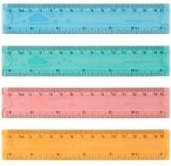 DELI  Linijka 15cm 6205 elastyczna