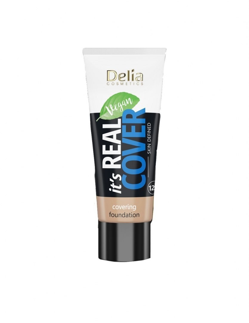 DELIA Cosmetics It`s Real Cover Podkład kryjący rewitalizująco-nawilżający nr 201 Vanille 30ml 123018
