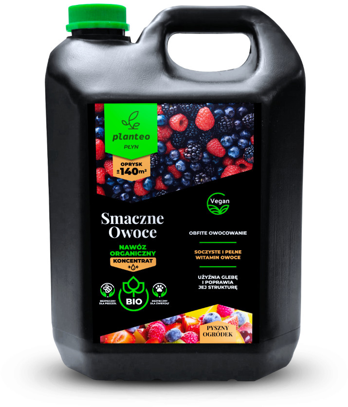 Planteo Nawóz Naturalny Organiczny W Płynie Planteo Smaczne Owoce 5 L Wh