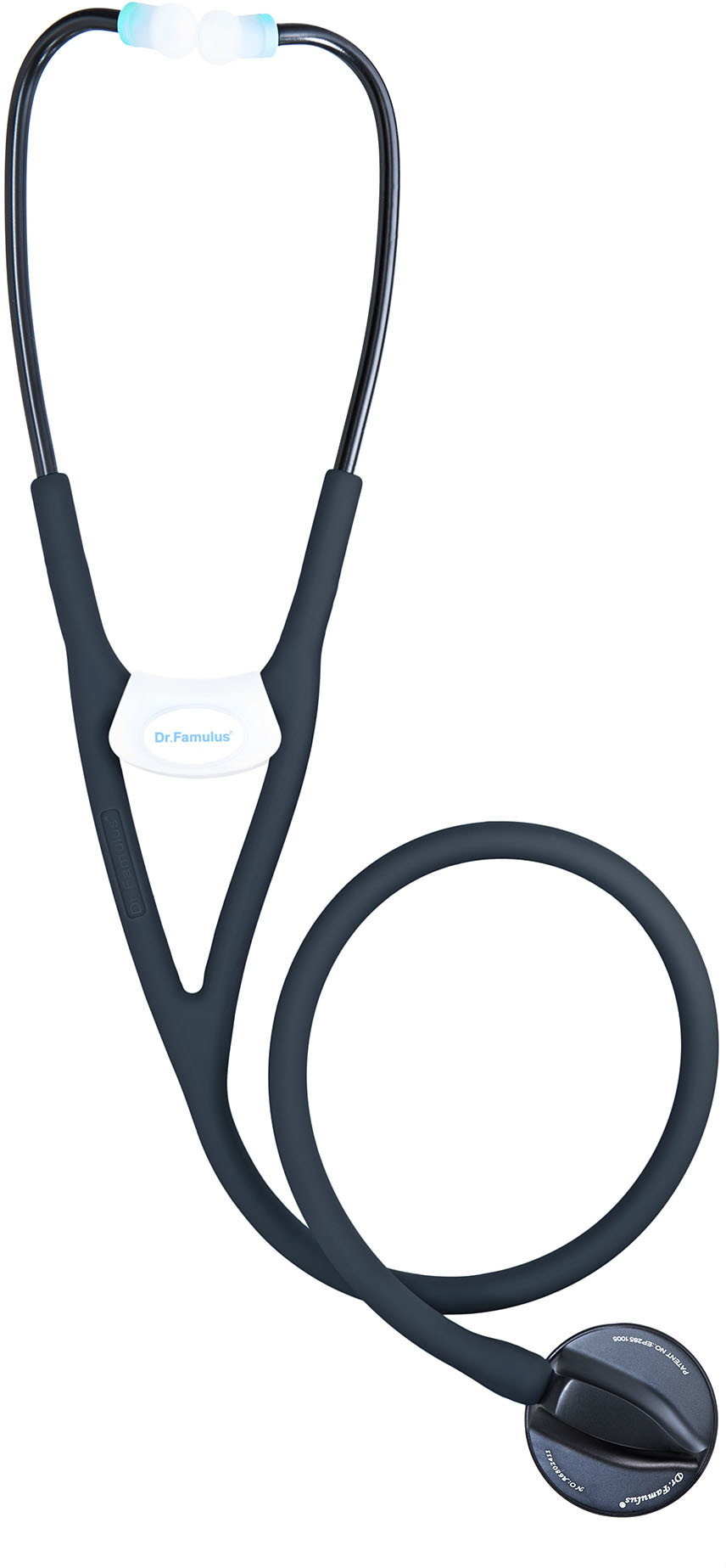 DR FAMULUS Dr. Famulus DR 400 E-czarny Stetoskop następnej generacji, Internistyczny FAMULUS DR400E B