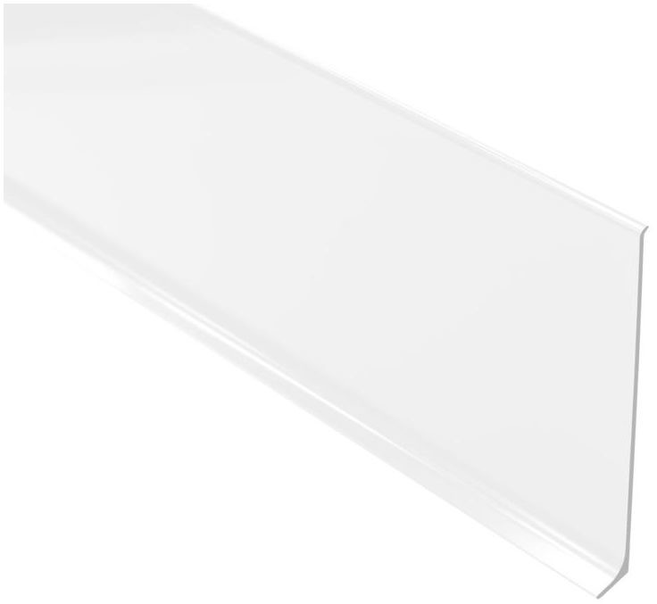 Cezar Listwa cokołowa Aluminiowa 100 mm Biała 2.5 m