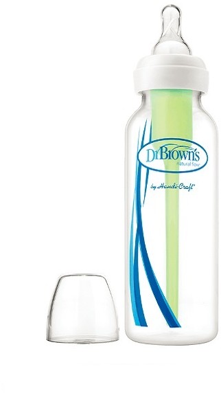 Dr Browns DR BROWNS Butelka antykolkowa standard Options 250 ml + szczoteczka NN-ADB-BAS6-007