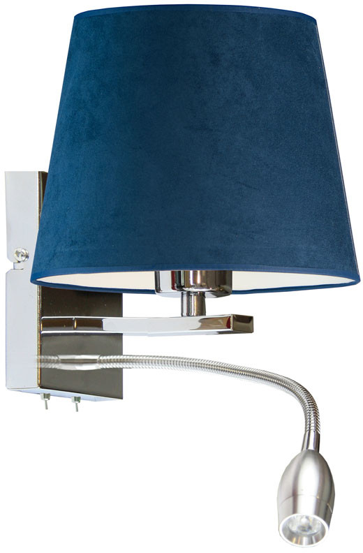 LYSNE Lampka ścienna BOSTON VELUR 16513V/1