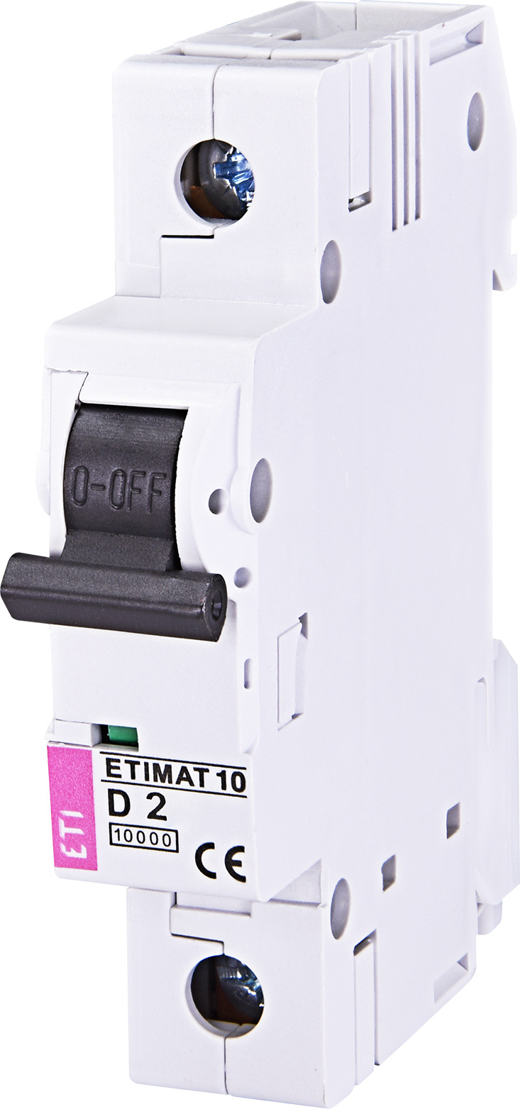ETI Wyłącznik-nadprądowy-ETIMAT-10-1P-D-2A-10kA 2151708