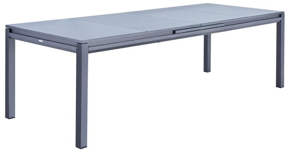 NATERIAL Stół ogrodowy rozsuwany Odyssea 100x256/320 cm antracytowy Naterial