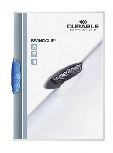 Durable SKOROSZYT ZACISKOWY SWINGCLIP A4 NIEBIESKI 30K.