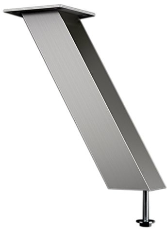 EBB Bar konsoli Capri pod kątem 60 ° | 50 X 50 MM | srebrny aluminiowy | Wysokość: 170 MM | 1 sztuki