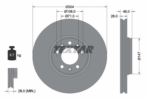 TEXTAR (TMD Friction Services GmbH) (TMD Friction Services GmbH) 92157003 92157003