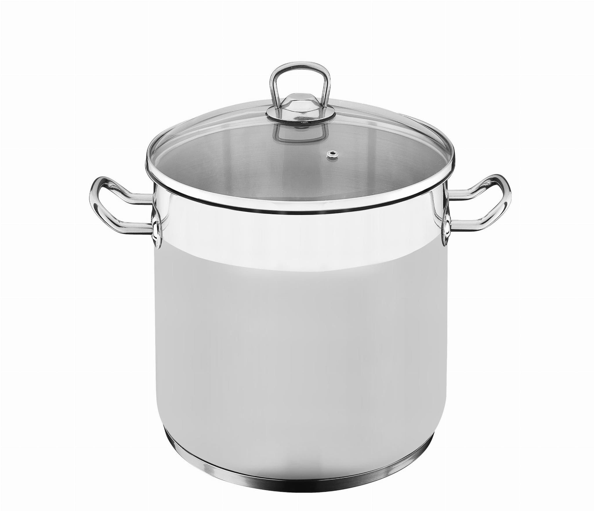 Ssw - germany BIG GARNEK ZE SZKLANĄ POKRYWKĄ 26cm 10l 400122 022884