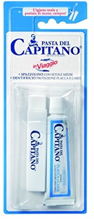 Pasta del Capitano 5 Pack pasta del Capitano podróży szczoteczka do zębów i pasta do zębów 5 X 1 sztuki 0363Z00