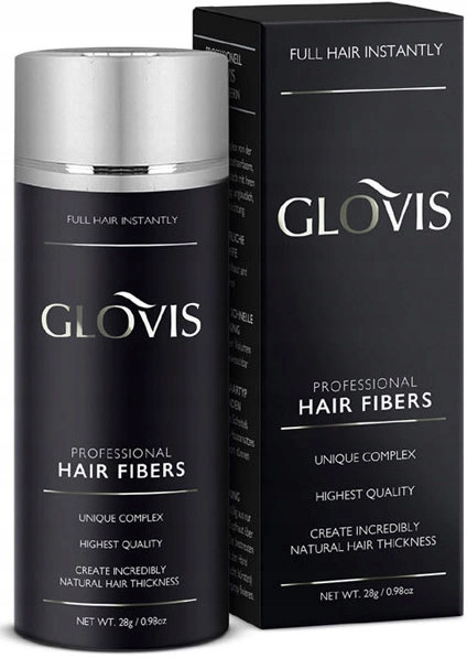 Nowy Glovis 28g Hair Building Fibers Włosy w Tubce