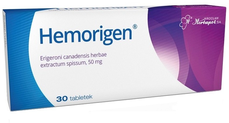 Herbapol WROCŁAWSKIE ZAKŁADY ZIELARSKIE " quot Hemorigen 30 Tabletek