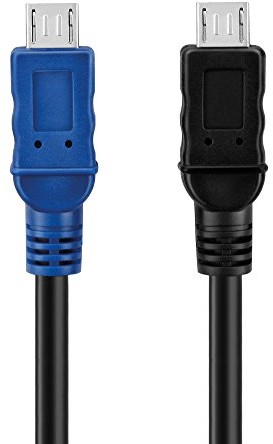 conecto conecto CC20033 USB OTG, kabel do ładowania, wtyczka micro USB na wtyku micro-USB, (1 sztuka), 0,50 m CC20033