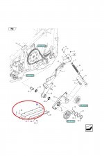 NEW HOLLAND CASE PROWADNICA PASKA CNH 84202137