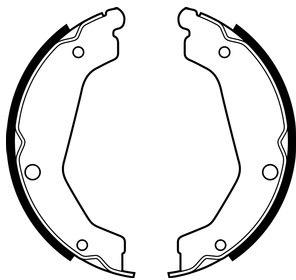 Delphi Zesatw szczęk hamulcowych, hamulec postojowy LS2085