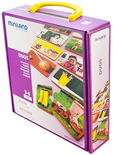 Miniland 36070  Duos. Ze względu na to, że odporne na części, do gry