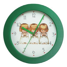 Atrix Zegar naścienny kolor Aniołki ATE98105A