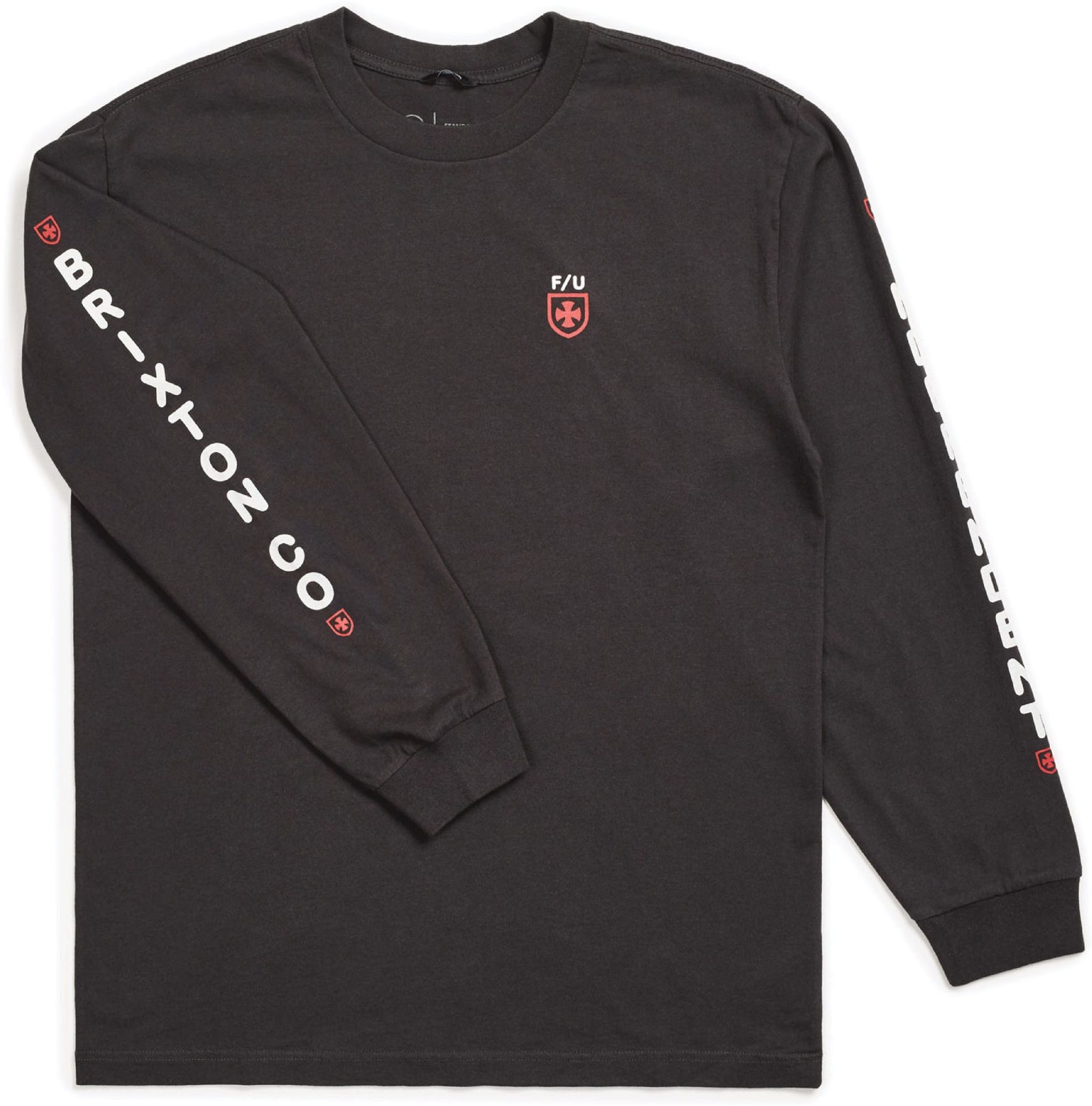 Brixton t-shirt INDEPENDENT FRAME LS Washed Black